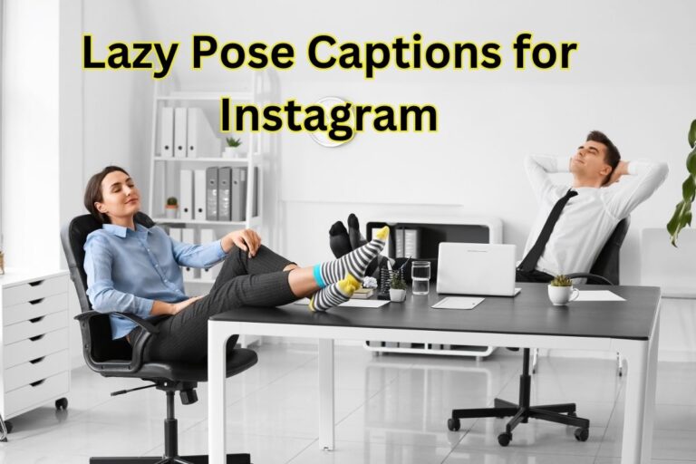 Lazy Pose Captions for Instagram