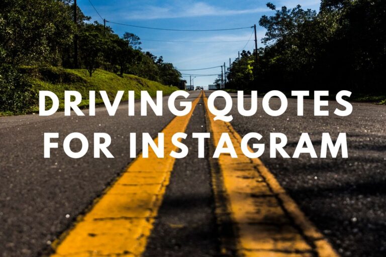 Explore Captivating Driving Quotes For Instagram