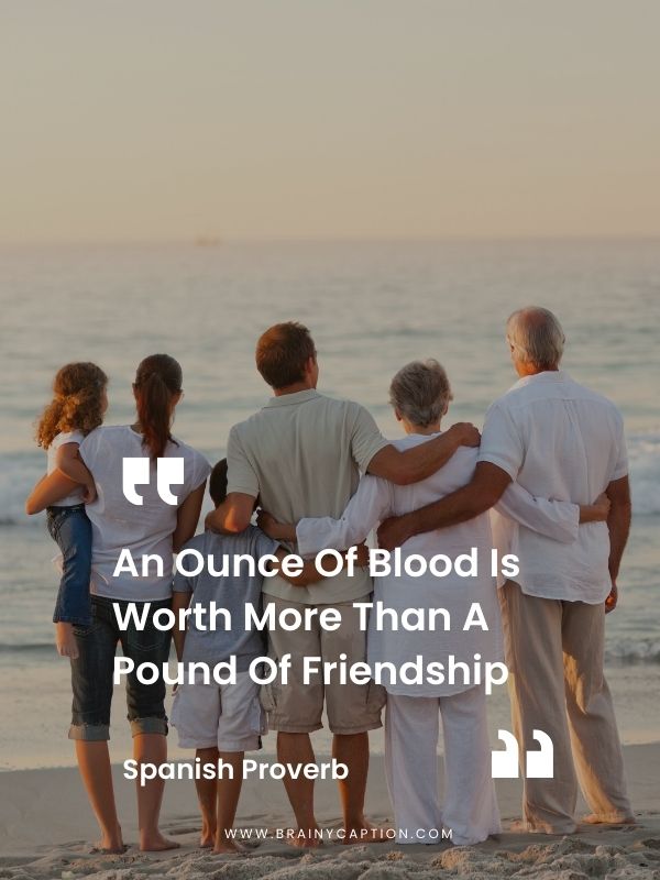 Global Family Day Messages- An Ounce Of Blood Is Worth More Than A Pound Of Friendship