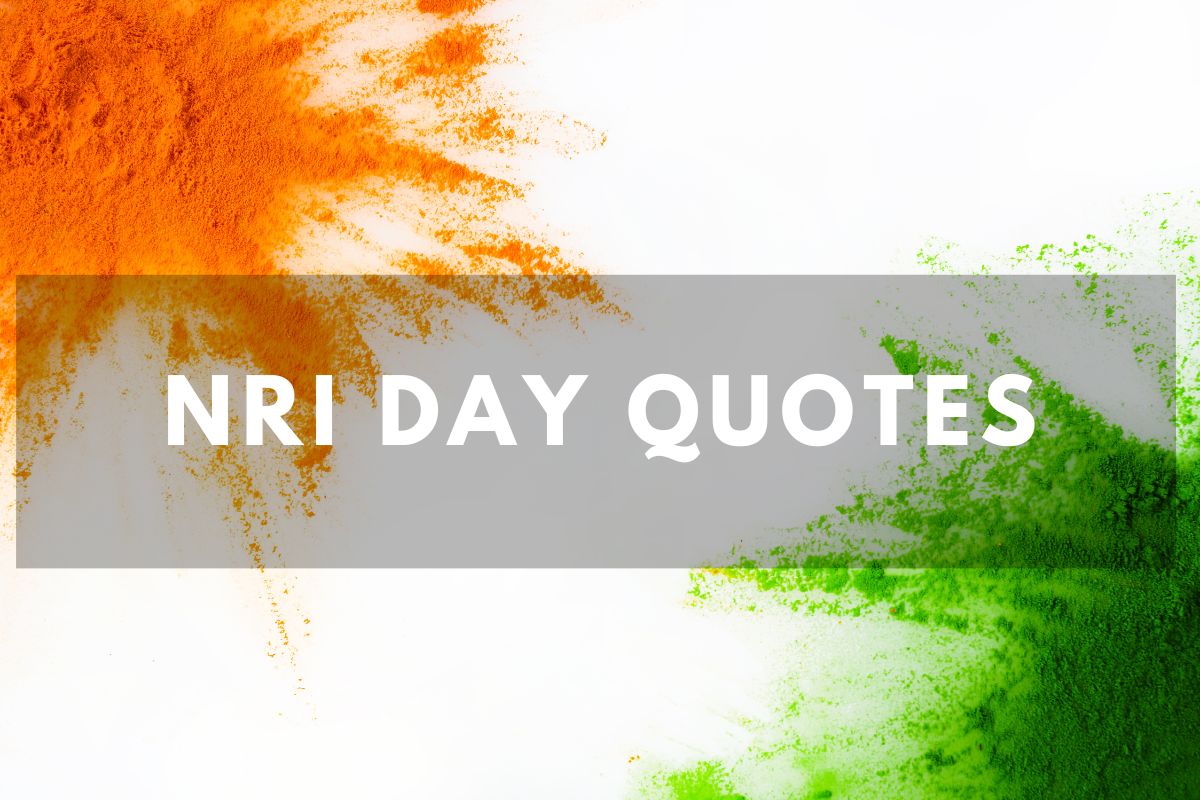 NRI Day Quotes