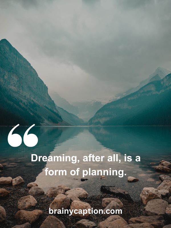 Philosophical Quotes For Enlightenment- Dreaming, after all, is a form of planning.